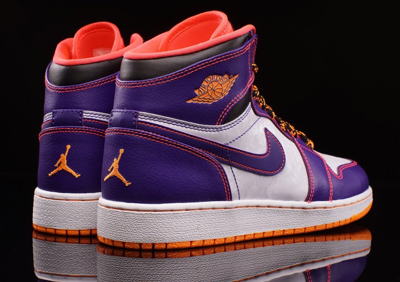 Air Jordan 1 High BG – Court Purple – Bright Crimson – Bright Citrus