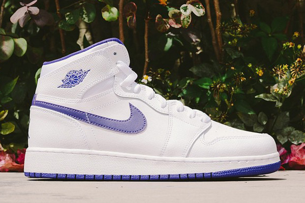 Air Jordan 1 Mid Purple Pastel 1