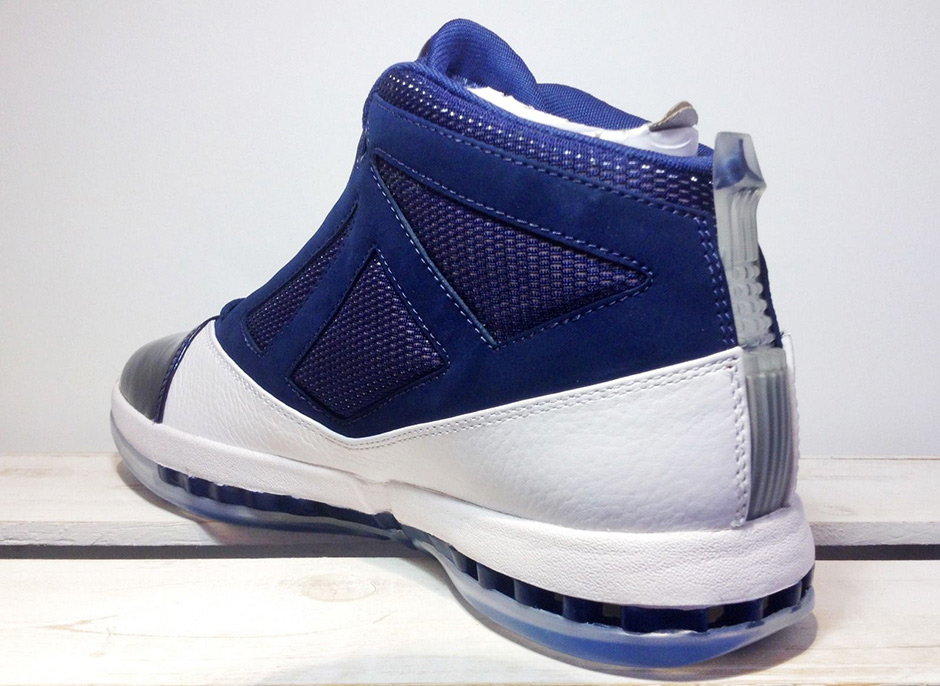 Air Jordan 16 Retro 2013 Sample White Navy 4