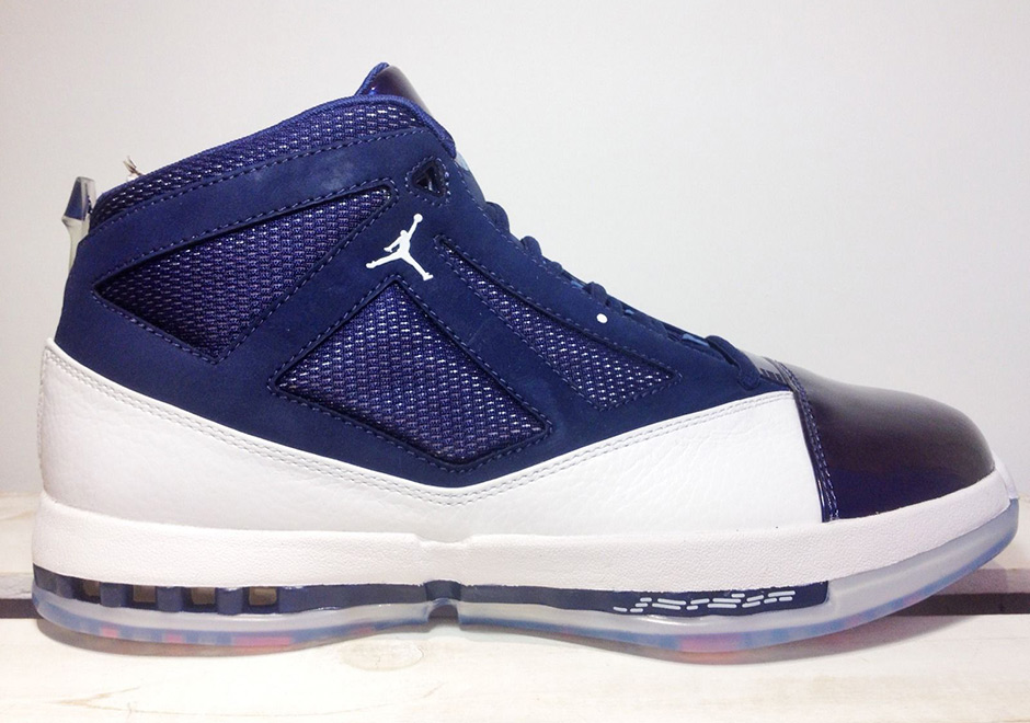 Air Jordan 16 Retro 2013 Sample White Navy 6