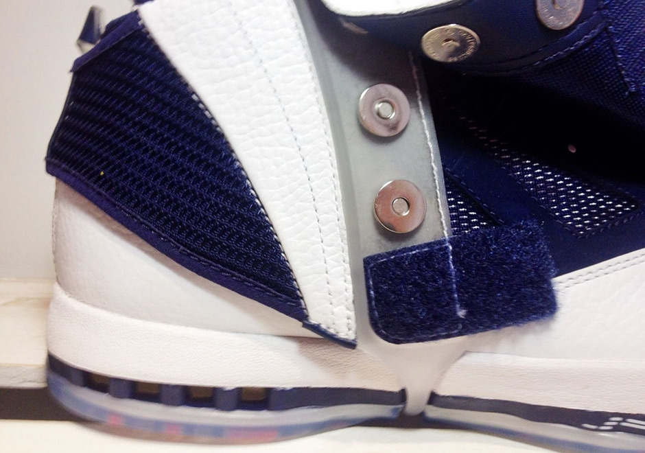 Air Jordan 16 Retro 2013 Sample White Navy 8