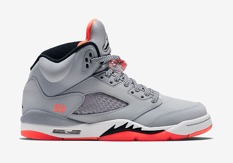 Air Jordan 5 Gg Wolf Grey Hot Lava 2