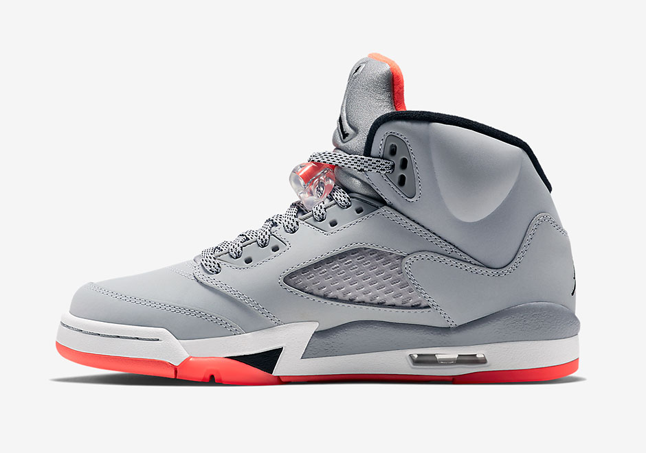 Air Jordan 5 Gg Wolf Grey Hot Lava 4