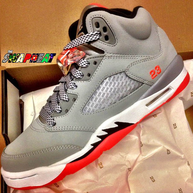 Air Jordan 5 Retro Gg Grey Hot Lava