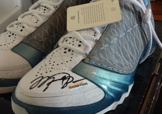 One of the Rarest Air Jordan Releases in History Autographed By Michael Jordan