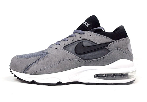 Air Max 93 Grey Suede Mesh Toebox 2