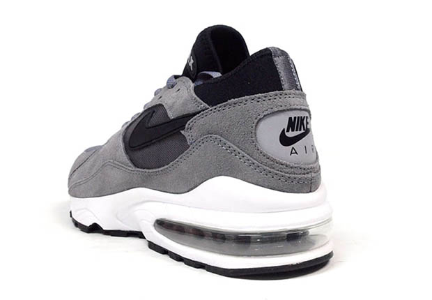 Air Max 93 Grey Suede Mesh Toebox 3