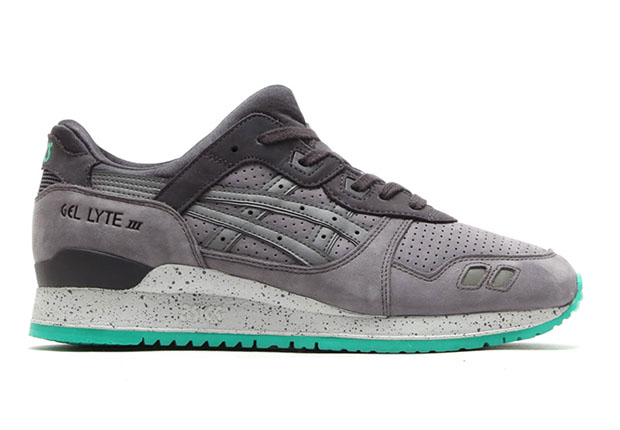 Asics Gel Lyte Iii Grey Nubuck Mint Sole 1