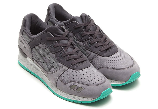 Asics Gel Lyte Iii Grey Nubuck Mint Sole 2