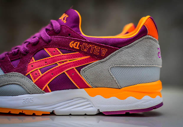 Asics Gel Lyte V Soft Grey Hyacinth Violet 5