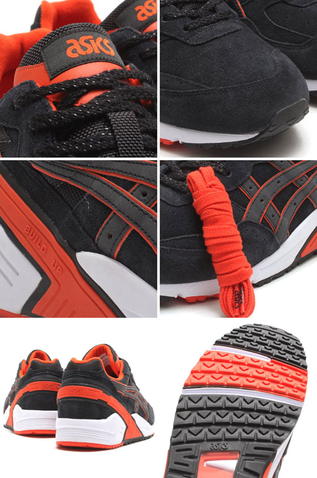 Asics Gel Sight Black Orange 3