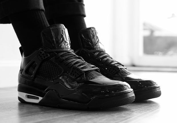 Jordan 11lab4 Black Patent Leather 1