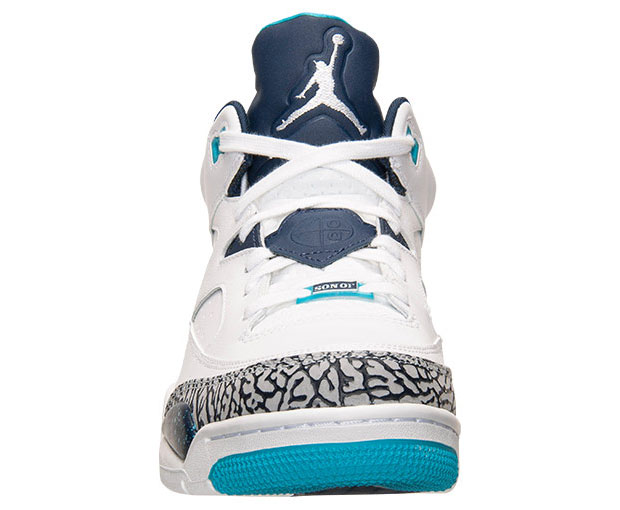 Jordan Son Of Mars Low White Midnight Navy Turquoise Blue Wolf Grey 5