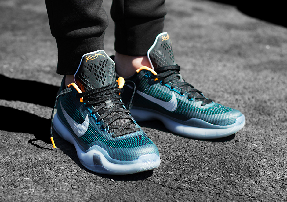 Kobe 10 Flight Teal Orange 1