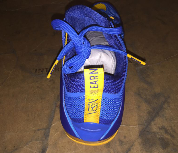 Lebron 12 Low Blue Yellow 2