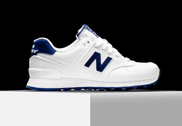 New Balance 574 Pique Polo White 1