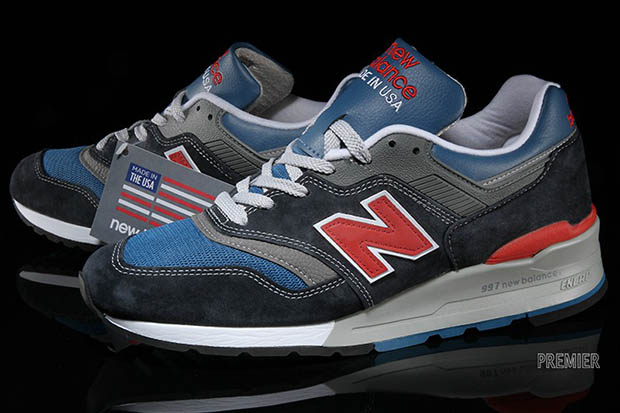 New Balance 997 Navy Red White 2