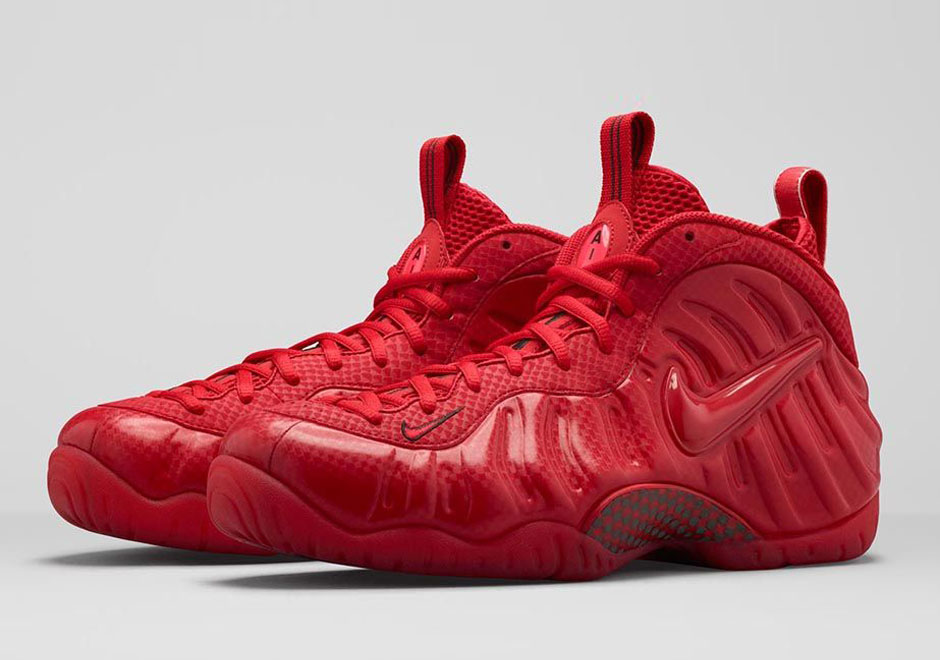 Nike Air Foamposite Pro Gym Red Release April 11 1