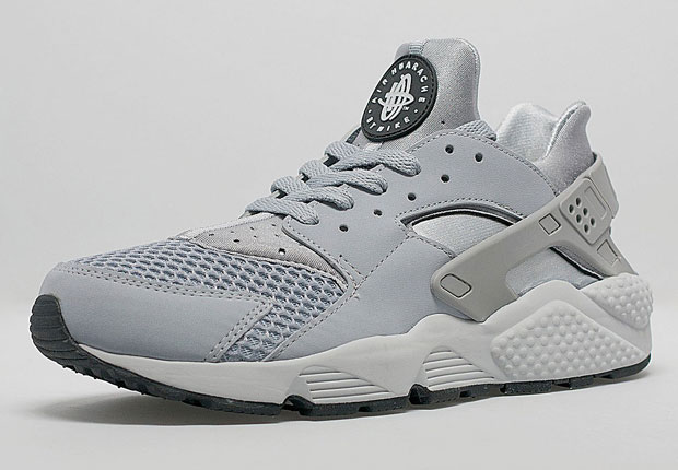 Nike Air Huarache Wolf Grey Mesh Toes 01