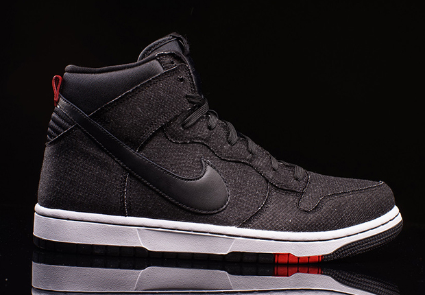 Nike Dunk Cmft Black Denim Guitar Pick 2