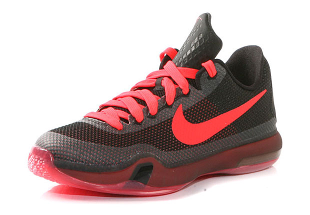 Nike Kobe 10 GS - Black - Bright Crimson - Anthracite