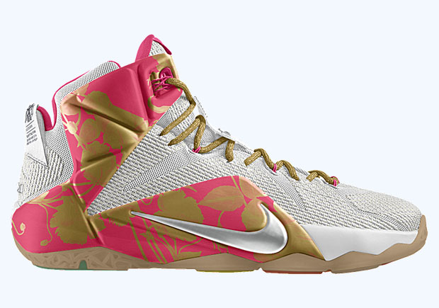 Nike Lebron 12 Id Floral Easter