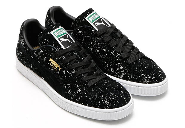 Puma Suede Splatter Black 1