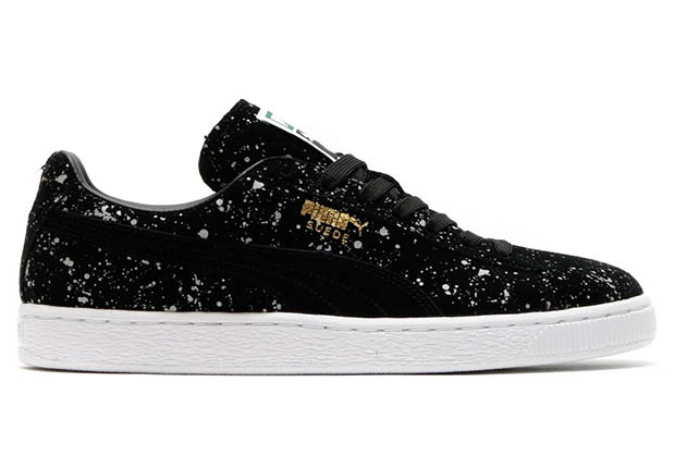 Puma Suede Splatter Black 2