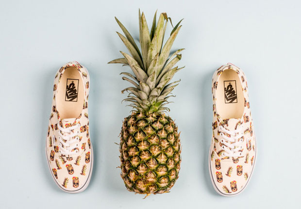 Vans Authentic "Drained and Confused" - Pineapple White