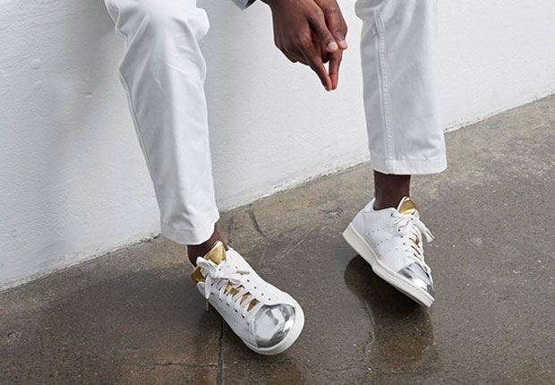 Adidas Stan Smith Silver Gold Snake 2