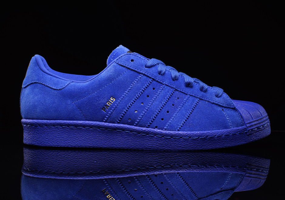 Adidas Superstar City Pack Paris Blue 1