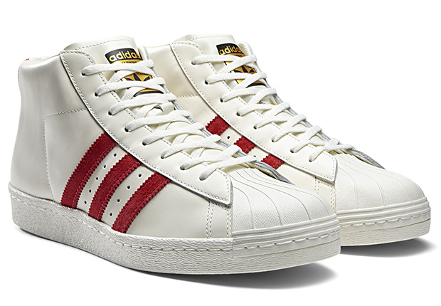 Adidas Superstar Pro Model Og White Red 1