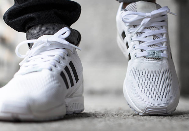 Adidas Zx Flux White Black Mesh 3