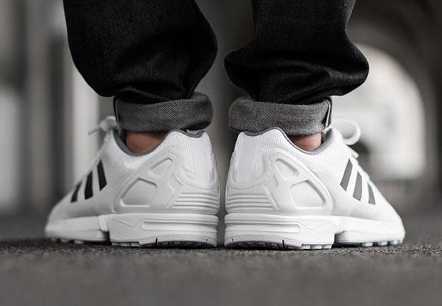 Adidas Zx Flux White Black Mesh 4