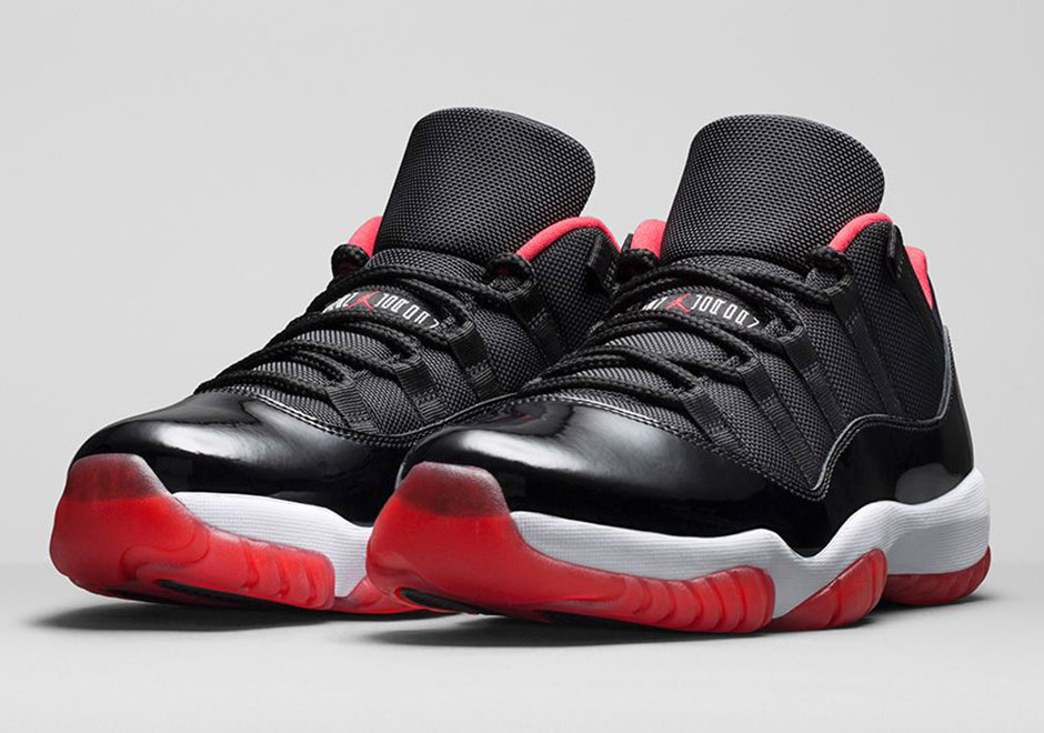 Air Jordan 11 Bred Low Detailed Photos 5