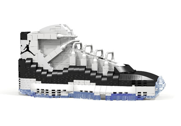 Air Jordan 11 Concord Lego 1