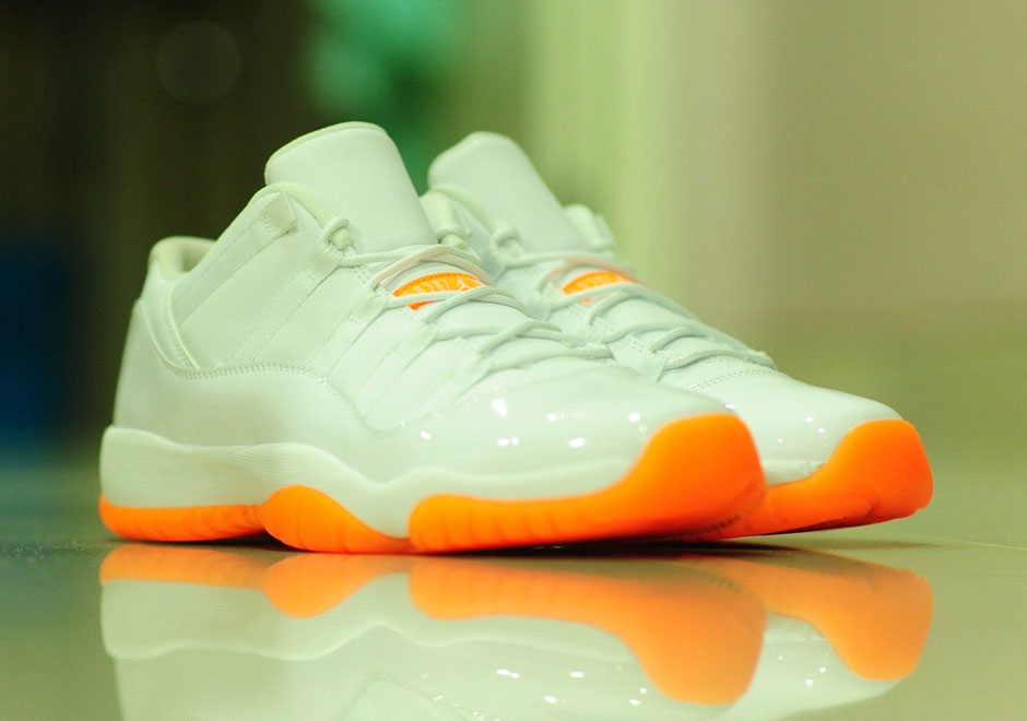 Sizing Info For The Air Jordan 11 Low "Citrus"