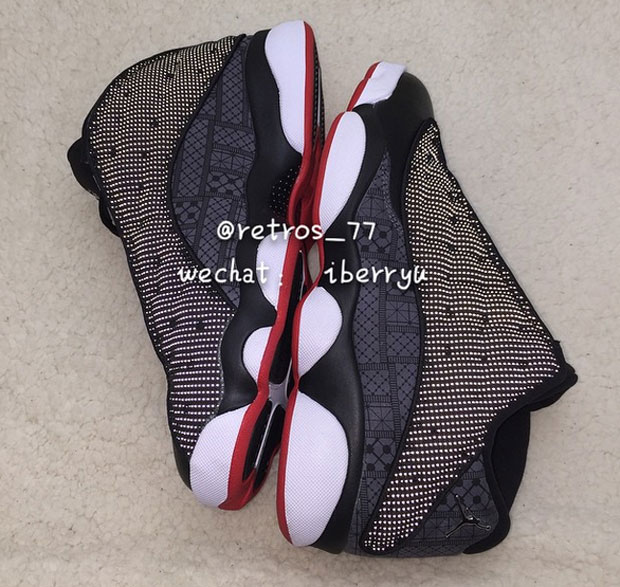 Air Jordan 13 Low Quai Black Reflective 2