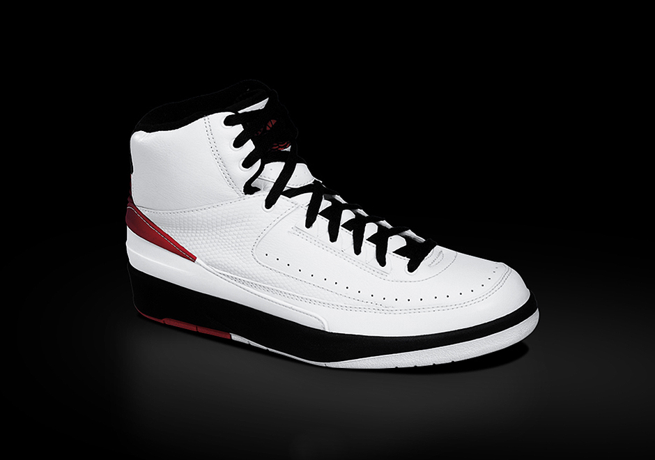 Air Jordan 2 White Black Red