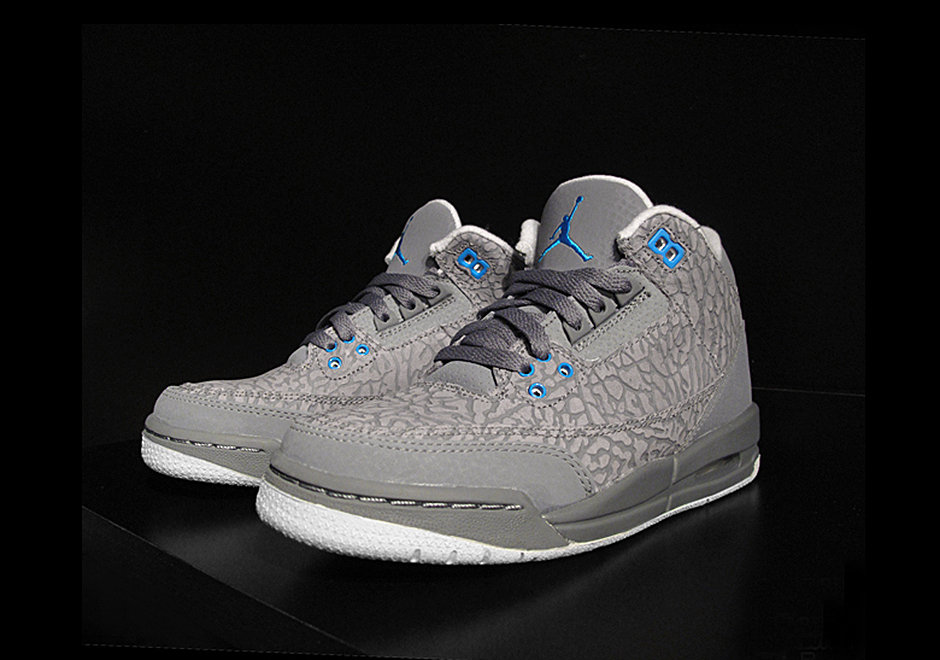 Air Jordan 3 Gs Cool Grey Flip