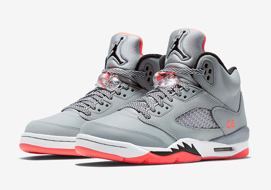 Air Jordan 5 Gg Wolf Grey Hot Lava 3