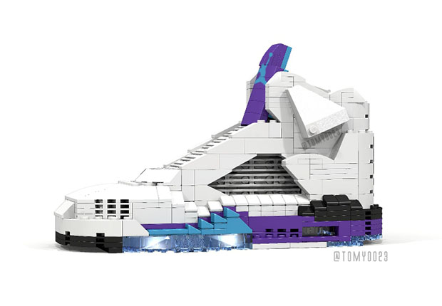 The Air Jordan 5 “Grape” is the Next Sneaker to Get Lego-ized