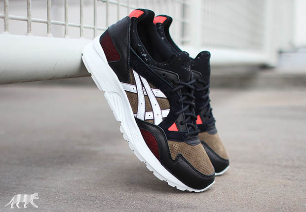 Highs And Lows Asics Gel Lyte V Medic Black Olive 2