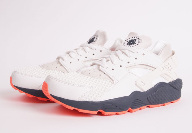 Huarache White Grey Crimson 3