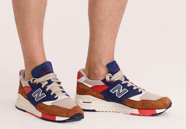 New Balance 998 Brown Navy Red Jcrew 2