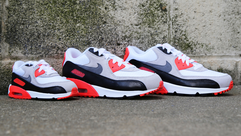 Nike Air Max 90 Infrared Family Sizes 1