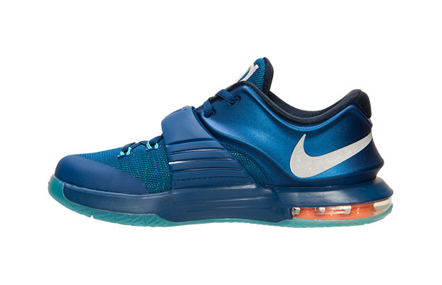 Nike Kd 7 Gs Gym Blue Metallic Silver Light Retro 2