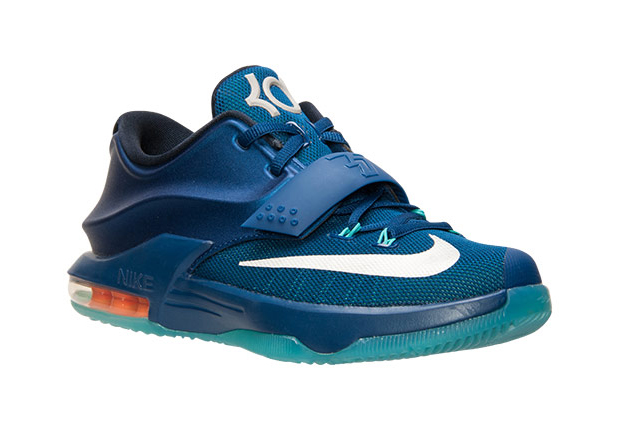 Nike Kd 7 Gs Gym Blue Metallic Silver Light Retro 5