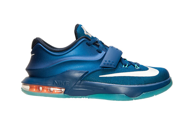 Nike Kd 7 Gs Gym Blue Metallic Silver Light Retro 6