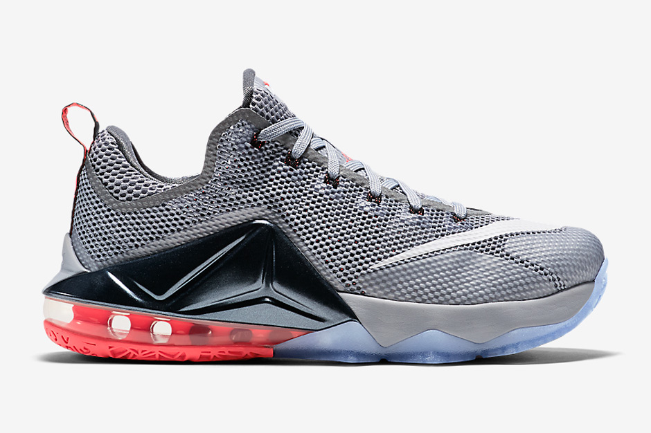 Nike Lebron 12 Low Wolf Grey 01